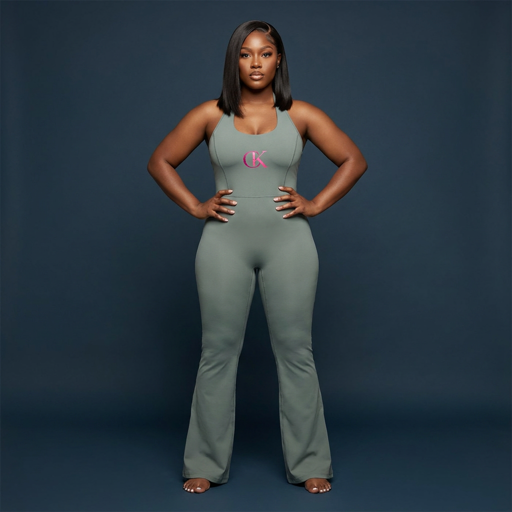 Women’s Halter Flared Jumpsuit